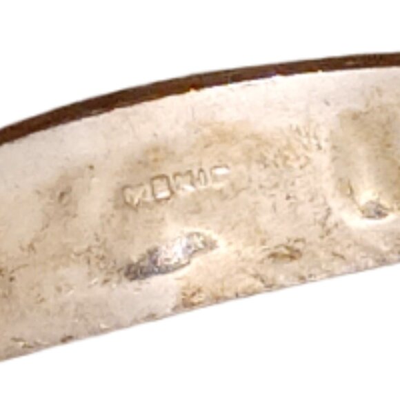 Vintage Mexico Bracelet, Butterfly, Flower Design, Bangle Fashion Bracelet - Picture 10 of 10